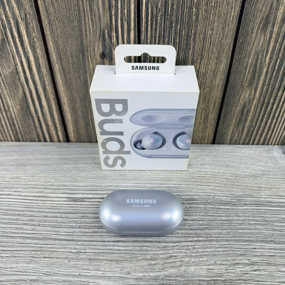 Samsung Galaxy Buds R170 Silver Wireless Bluetooth Earbuds Tested Working